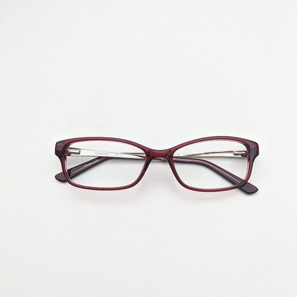 🕶️Bebe Shine BB5122 (604) Ruby Eyeglasses 53/16 135 | ALH649🕶️ - Picture 1 of 10